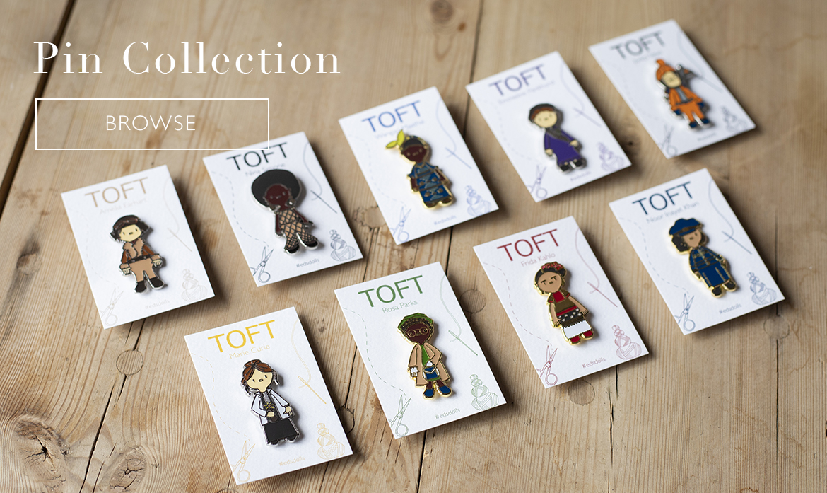 toft badges enamel pins collect exclusive women history